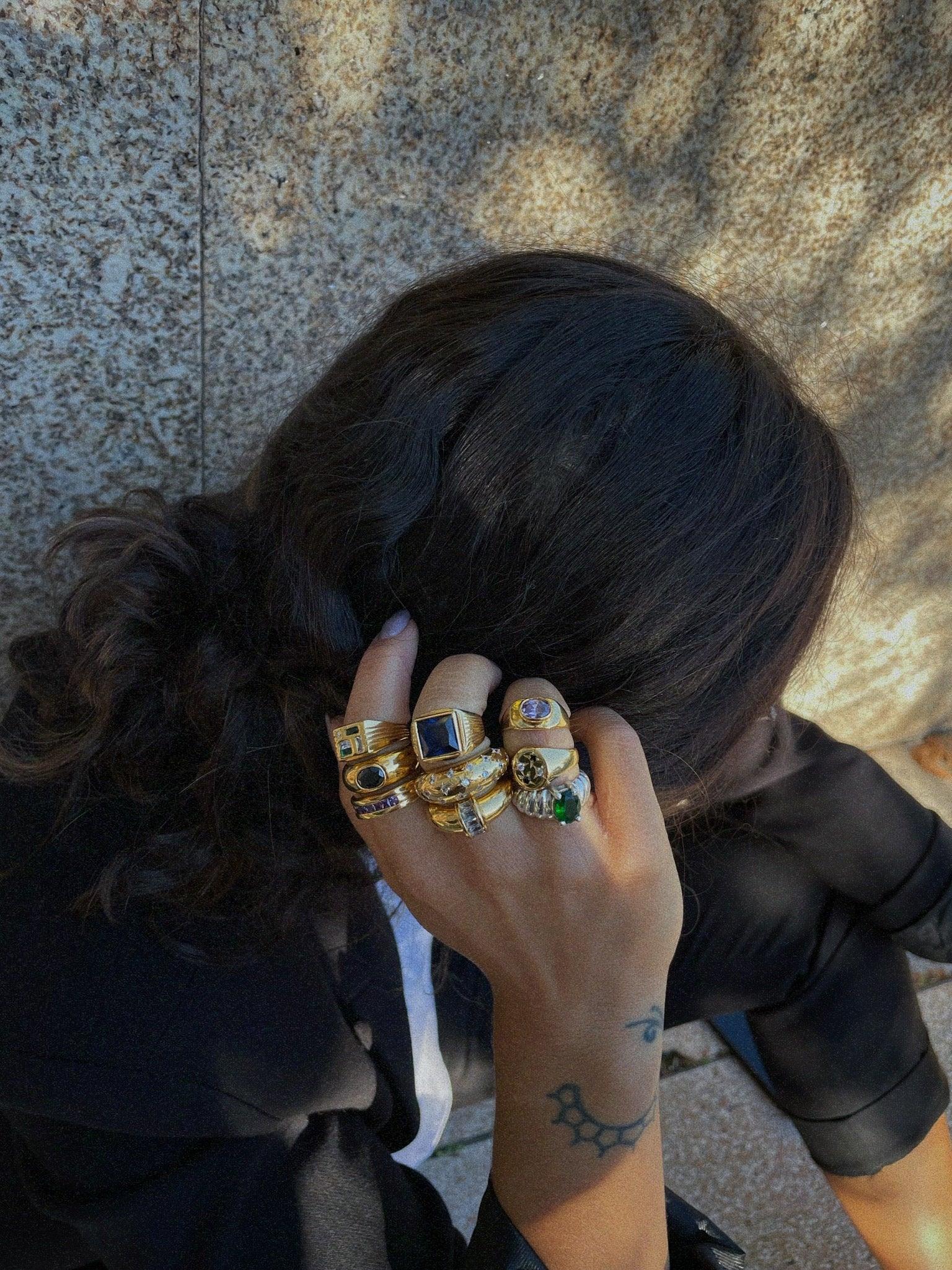 Courtney Dome Baguette Ring - Image 3